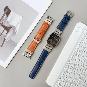 Correa de Reloj de Cuero Genuino para Apple Watch, Compatible con Apple Watch 38mm 40mm 42mm 44mm 45mm 49mm, Accesorios para Relojes Inteligentes - Product Image 4