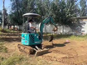 ¡Gran Oferta! Miniexcavadora SWE18 de 2 Toneladas Fabricada en China |   Caja de Cambios para Motor Cummins |   Excavadora Usada con Orugas de Goma para Trabajos Agrícolas y de Jardinería - Product Image 3