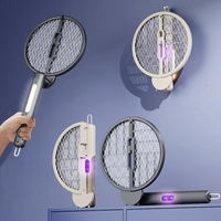 Répulsif Moustiques Électrique Rechargeable Pliable pour la Maison : Appareil Anti-Moustiques et Éclairage Intégré (2-en-1)