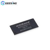 Geesing Chip Memori SDRAM 256Mb Kecepatan Tinggi IC Memori Buffer Bingkai Tertanam untuk STM32 MCU FPGA Industrial HMI W9825G6KH-6