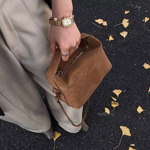 Sac à main pour <span class=keywords><strong>femme</strong></span> en cuir PU et daim, sac bandoulière, sac à main pour <span class=keywords><strong>femme</strong></span>, luxe - Product Image 6