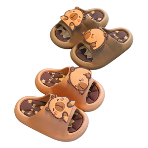 Sandalias de Playa para Niños, Pantuflas de Casa para Niños, Antideslizantes, de Verano, con Dibujos Animados de Capibara, Unisex, Más Vendidas - Product Image 1