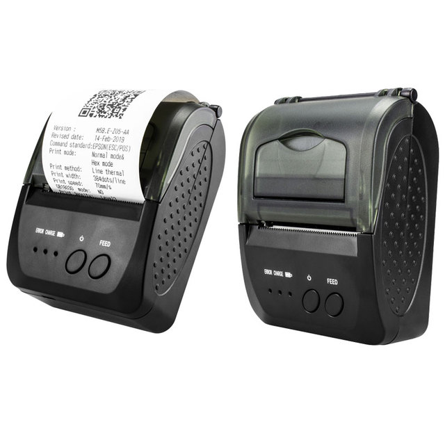 NETUM 1809DD High Speed Mini Portable Barcode for Thermal Printer Black and White in Stock