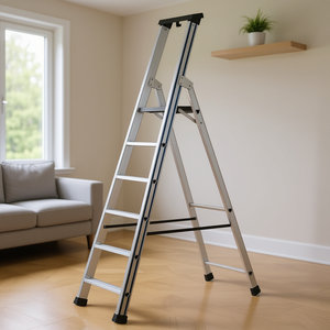Opening <b>Ladder</b> <b>Aluminum</b> 6 Step Foldable For Home Use - Product Image 3