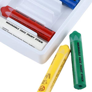 GP 6-color нетоксичные, на масляной основе, моющиеся Детские краски для лица и тела, набор карандашей для рисования лица для макияжа - Product Image 6