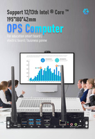 Mini PC OPS Intel I5 12e/13e génération, très demandé |   DDR4 |   4K UHD |   WiFi5 |   Solution de bureau commercial et de tableau blanc interactif
