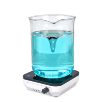Agitateur de laboratoire LICHEN pour usage chimique, agitateur magnétique de 500 ml avec plaque chauffante, mini-mélangeur