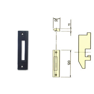 Per Yale 950/960 piastra per porta 0296008 - Product Image 1