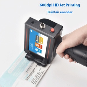 Nueva impresora de inyección de tinta portátil de mano, impresora de tarjetas de resolución de 600 PPP para Box Logo, máquina de etiquetas codificadoras de caducidad por lotes para Flex - Product Image 4
