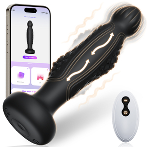 Vibrador 2 en 1 para Punto G y Anal, 10 Modos de Vibración, Control por Aplicación, Silicona, Estimulación Dual, Juguete Sexual para Parejas, Hombres y Mujeres - Product Image 1