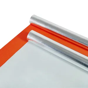 Tela de fibra de vidrio aluminizada buen aislamiento térmico ignífugo texalium tela aluminizada fibra de vidrio para la venta