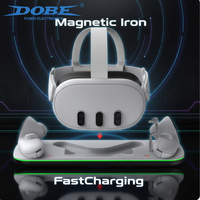 Support de charge magnétique DOBE pour casque de réalité virtuelle Meta Quest 3 3S, station d'accueil pour console de jeu, accessoires