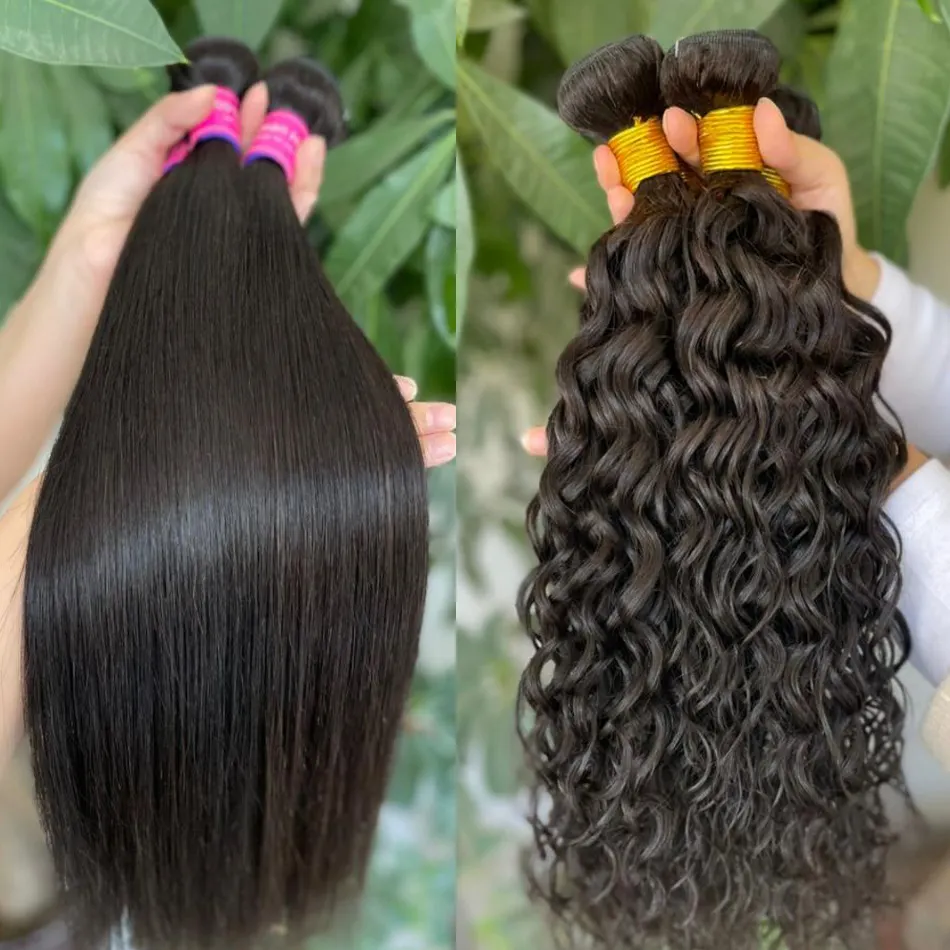 Wholesale Peruvian Human Hair Bundles Cheap Cuticle Aligned Virgin Double Drawn Human Hair Extensions Free Sample Hair Bundles