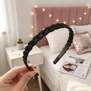 Tending fedi di moda in raso con perline per ragazze graziosi accessori in pizzo di metallo vendita calda all'ingrosso - Product Image 2