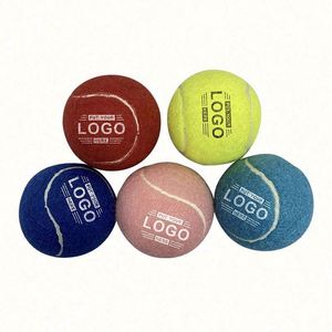 Personalized Design Logo Pet Ball Custom Beach Tennis Balls 64mm PU Foam Anti Stress Training Ball 60g 135-147cm <b>Rebound</b> - Product Image 2
