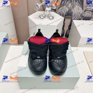 Último Diseño, Zapatos Clásicos de Cuero Genuino de Lujo para Mujer, Estilo Retro, Zapatos Deportivos de Cordones de Alta Calidad para Hombre, LANVINs - Product Image 4