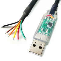 Câble Série USB vers RS485-WE-1800-BT, Convertisseur Série UART USB-RS485-WE, Câble avec Chipset FT232, 6 Voies, 1,8m