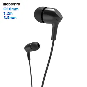 MODORWY wired earphones 3.5 mm plug Unit Size 10mm best earphones cheap with mic 2023 sports earphone wired