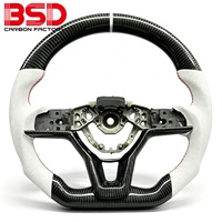 Volant sport en fibre de carbone à fond plat, amélioré en usine, pour Nissan Sylphy Teana