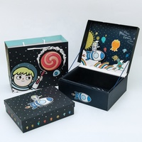 Boîte cadeau magnétique personnalisée en matériau recyclé écologique, finition noire mate, impression personnalisée, boîte d'emballage pour vêtements à ouverture rabattable