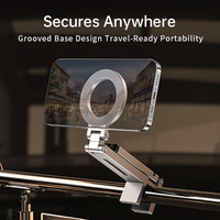 Support de téléphone portable pliable magnétique multifonctionnel en aluminium E01S, résistant à l'eau, portable, avec trépied réglable