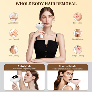 Depilación láser de gran potencia, máquina de depilación facial sin dolor, dispositivo permanente, depiladora Ipl Ice Cool en casa - Product Image 4