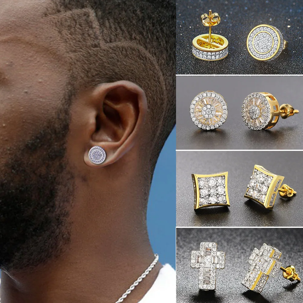 Wholesale Hiphop Trend Jewelry Ear Accessories for Men