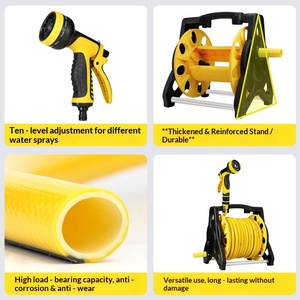 Ensemble de support de rangement pour <span class=keywords><strong>tuyau</strong></span> de lavage de voiture en matériau PP, modèle <span class=keywords><strong>enrouleur</strong></span> de <span class=keywords><strong>tuyau</strong></span> pour le lavage de voitures et l'<span class=keywords><strong>arrosage</strong></span> des fleurs - Product Image 3