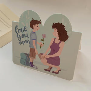 Cartes d'anniversaire pour enfants en carton, impression quadricolore, style Ins, vente en gros, cadeaux pour la fête des mères, la Saint-Valentin, <span class=keywords><strong>les</strong></span> fêtes - Product Image 5