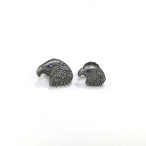 Good design <span class=keywords><strong>vintage</strong></span> tie clip and cufflinks men gift set custom antique shape eagle badge animal cool enamel lapel pin - Product Image 4
