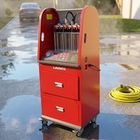 Machine de nettoyage et de test d'injecteurs de carburant à ultrasons LAUNCH IMT-601A avec tiroirs