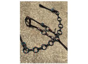 Juego de tachuelas occidentales de cuero tallado a mano de la mejor calidad para montar a caballo disponible a un precio asequible - Product Image 3