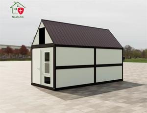 Maison conteneur modulaire préfabriquée en paquet plat préfabriqué Assembler la maison en acier de 20 pieds et 40 pieds Panneau sandwich pour la maison et le bureau à domicile - Product Image 2