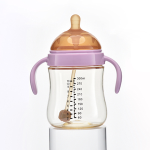 Bouteille de lait pour bébé nouveau-né en silicone 210 ml 300 ml, bouteille de lait multifonctionnelle réutilisable, logo personnalisé, vente en gros - Product Image 5