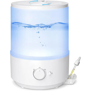 Humidificador Portátil Ultrasónico de 2L con Control de Apagado Automático y Boquilla Giratoria, Ideal para Uso en Casa u Oficina - Product Image 1