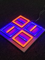 Enseigne au néon personnalisée avec logo d'entreprise, enseigne au néon LED personnalisée, enseigne au néon pour devanture de magasin, cadeau lumineux, décoration murale en acrylique, variateur d'intensité
