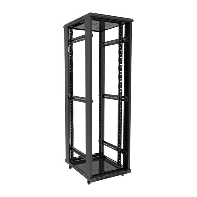 42U Open-Frame Cabinet Detachable Network Rack Without Front and Rear Side Doors Component Switch Cold-Rolled Steel IP30