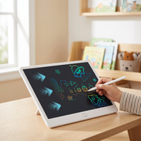 Tablette d'écriture électronique rechargeable LCD pour enfants, bloc-notes à dessin coloré, avec verrouillage d'écran et fonction anti-effacement pour la maison