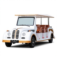Bus électrique de tourisme pour visites panoramiques, navette pour hôtels, complexes hôteliers, parcs, bureaux de vente et résidences