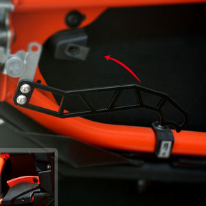 Yongjin per Can-Am <span class=keywords><strong>Maverick</strong></span> X3 X DS RS T-urbo R Max <span class=keywords><strong>2</strong></span> & 4 modelli di porte nere chiavistelli porta personalizzati - Product Image 2