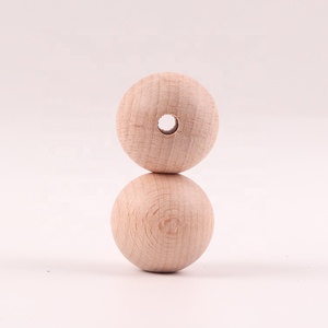 Perles en bois de hêtre de 30mm pour enfants, jouets de dentition, accessoires DIY, artisanat, perles en bois, offre spéciale - Product Image 5