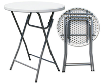 Table pliante en plastique pour table de location de fêtes événementielles