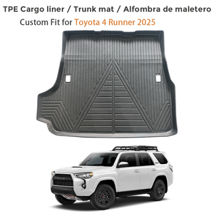 Custom Fit TPE Cargo Liner for Toyota 4 Runner 2025 | Waterproof All Weather Trunk Mat Anti-Slip Rear Cargo Protection - Product Image 2