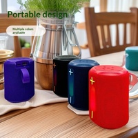 Enceinte sans fil RGB TWS BS130 5.3 avec subwoofer ABS, batterie intégrée 500-1000mAh, radio FM, idéale pour l'extérieur et le bureau