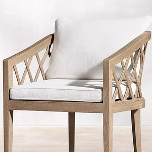 Teak Modern Outdoor Dining Set <b>Table</b> Chairs for Hotel & Villa Use Luxury Patio Furniture ZL-T6049 Teak Outdoor Furniture Set ZL- - Product Image 6