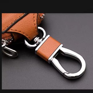 Étui de protection universel rétro en cuir pour clé de voiture télécommande, <span class=keywords><strong>porte</strong></span>-clés, pochette, organisateur - Product Image 5