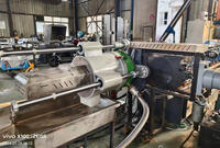 Granulateur à anneau d'eau YKSJ-120S 150-200kg/h, machine de recyclage plastique à vis simple pour films PP PE HDPE, certifié CE