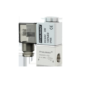 Válvula Solenoide Neumática Pneulead TG220 02 DC24V 3W IP65 para la Industria Metalúrgica - Product Image 1
