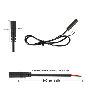 <span class=keywords><strong>Cable</strong></span> de Extensión de Audio con Conector Hembra Estéreo de 3.5mm 2P <span class=keywords><strong>para</strong></span> Auriculares, Altavoces y Amplificadores, 50cm 26AWG - Product Image 3
