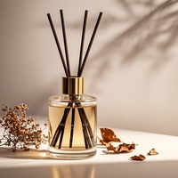 Coffrets de diffuseurs à bâtonnets sans flamme 100 % personnalisables – Coffret de 3 diffuseurs à bâtonnets Bellevue avec flacon de parfum – Cadeau pour la maison – Parfum d'ambiance